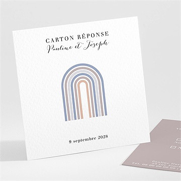 Carton réponse mariage nuances