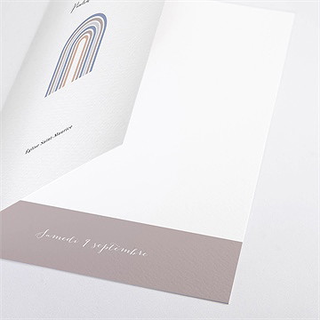 Livret de messe mariage nuances - Détail du livret