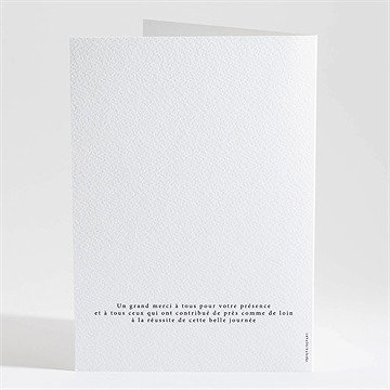 Livret de messe mariage nuances - Dos du livret