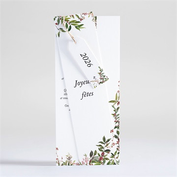 Carte de voeux voeux élégants