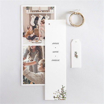 Carte de voeux voeux élégants - vue ensemble