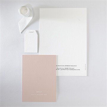 Faire-part mariage l'arc-en-ciel - Vue d'ensemble verso