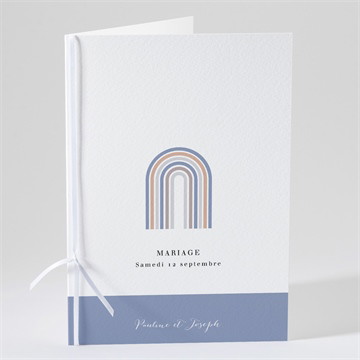 Livret de messe mariage l'arc-en-ciel