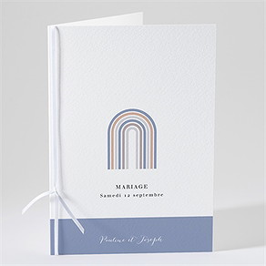 Livret de messe mariage l'arc-en-ciel