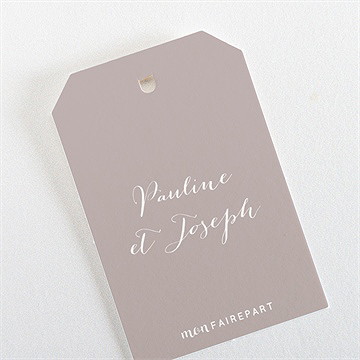 Etiquette mariage l'arc-en-ciel - Dos de l'étiquette