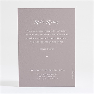 Remerciement mariage l'arc-en-ciel - Dos de la carte