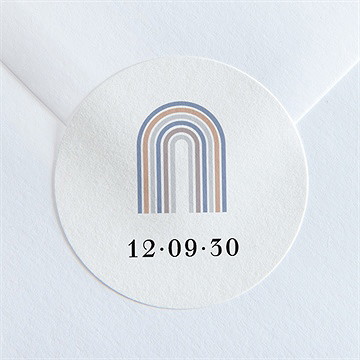 Sticker mariage l'arc-en-ciel