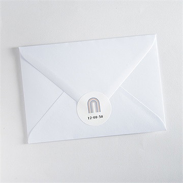 Sticker mariage l'arc-en-ciel - Mise en situation