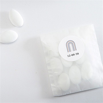 Sticker mariage l'arc-en-ciel - Mise en situation