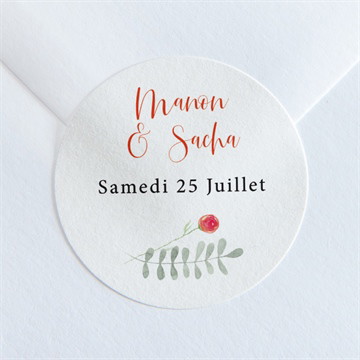 Sticker mariage douceur printanière