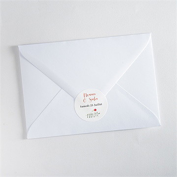 Sticker mariage douceur printanière - Mise en situation