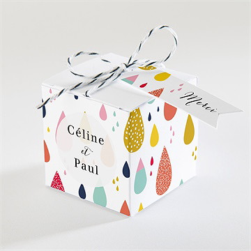 Boîte de dragées mariage les illuminations