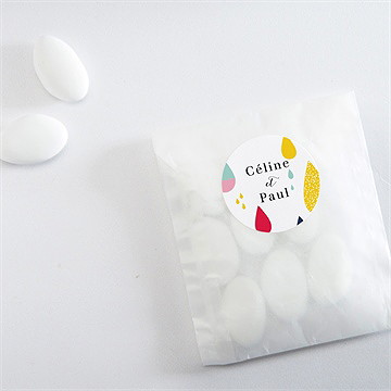 Sticker mariage les illuminations - Mise en situation