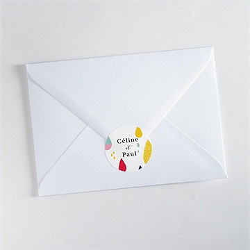 Sticker mariage les illuminations - Mise en situation