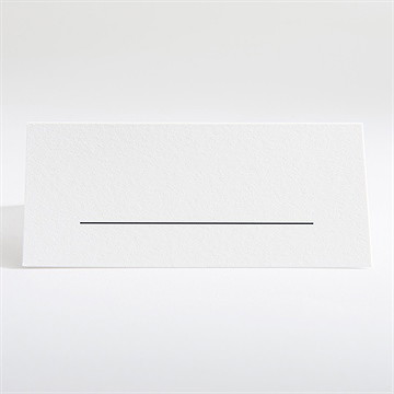 Marque-place mariage fleurs de nuit - Dos du marque-place