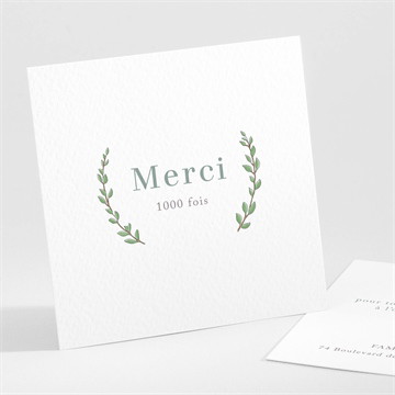 Remerciement naissance mon joli berceau