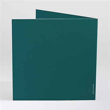 Faire-part mariage monogramme - Dos du faire-part