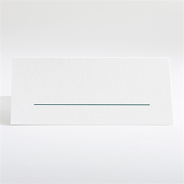 Marque-place mariage monogramme - Dos du marque-place