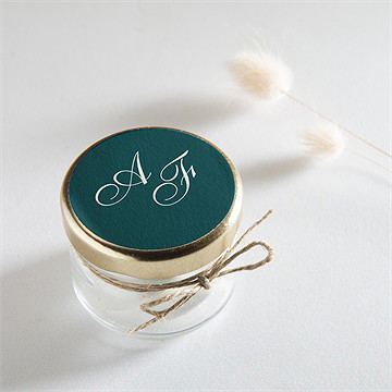 Sticker mariage monogramme - Mise en situation