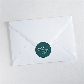 Sticker mariage monogramme - Mise en situation