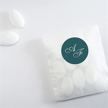 Sticker mariage monogramme - Mise en situation