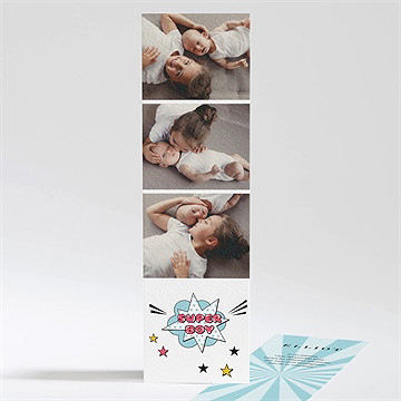 Remerciement naissance super boy