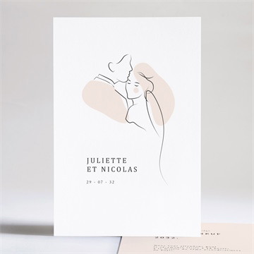 Faire-part mariage tendres