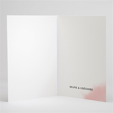 Livret de messe mariage black et pastel - Intérieur du livret