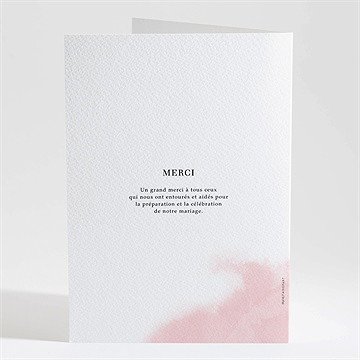 Livret de messe mariage black et pastel - Dos du livret