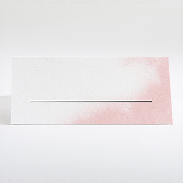 Marque-place mariage black et pastel - Dos du marque-place