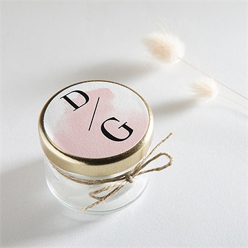 Sticker mariage black et pastel - Mise en situation