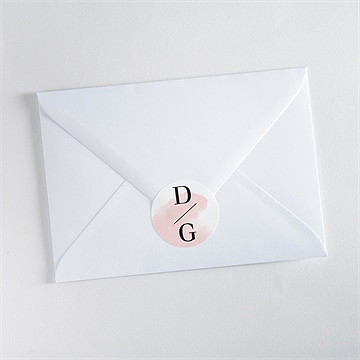 Sticker mariage black et pastel - Mise en situation