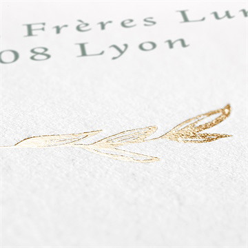 Faire-part mariage l'absolu - Détail du faire-part