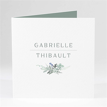 Faire-part mariage poésie d'aquarelle