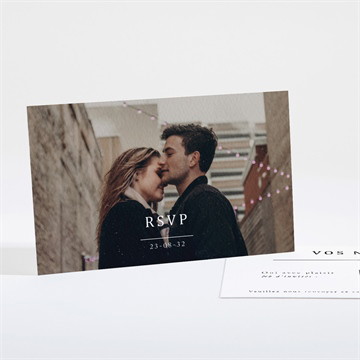 Carton réponse mariage un point c'est nous