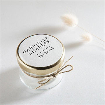 Sticker mariage un point c'est nous - Mise en situation