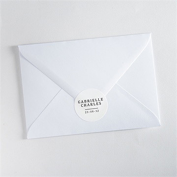 Sticker mariage un point c'est nous - Mise en situation