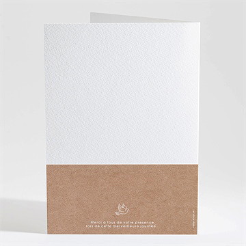 Livret de messe mariage myriade - Dos du livret