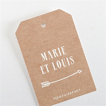 Etiquette mariage myriade - Dos de l'étiquette