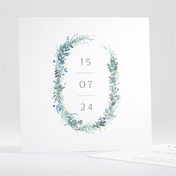Save the Date mariage poésie d'aquarelle étiquette