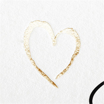 Faire-part mariage juste nous - Détail du faire-part