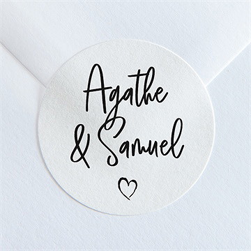 Sticker mariage juste nous