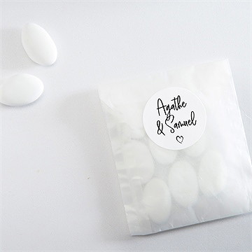 Sticker mariage juste nous - Mise en situation