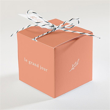 Boîte de dragées mariage fantasques - Dos de la boîte