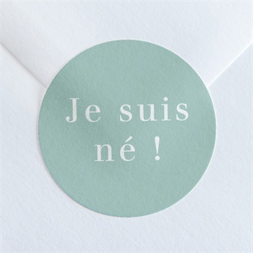 Sticker naissance son petit nid