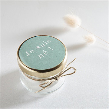 Sticker naissance son petit nid - Mise en situation