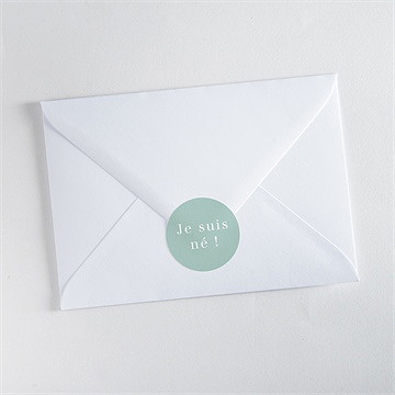 Sticker naissance son petit nid - Mise en situation