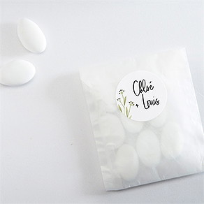 Sticker mariage art champêtre