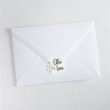 Sticker mariage art champêtre - Mise en situation