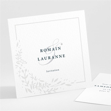 Carton d'invitation mariage en relief